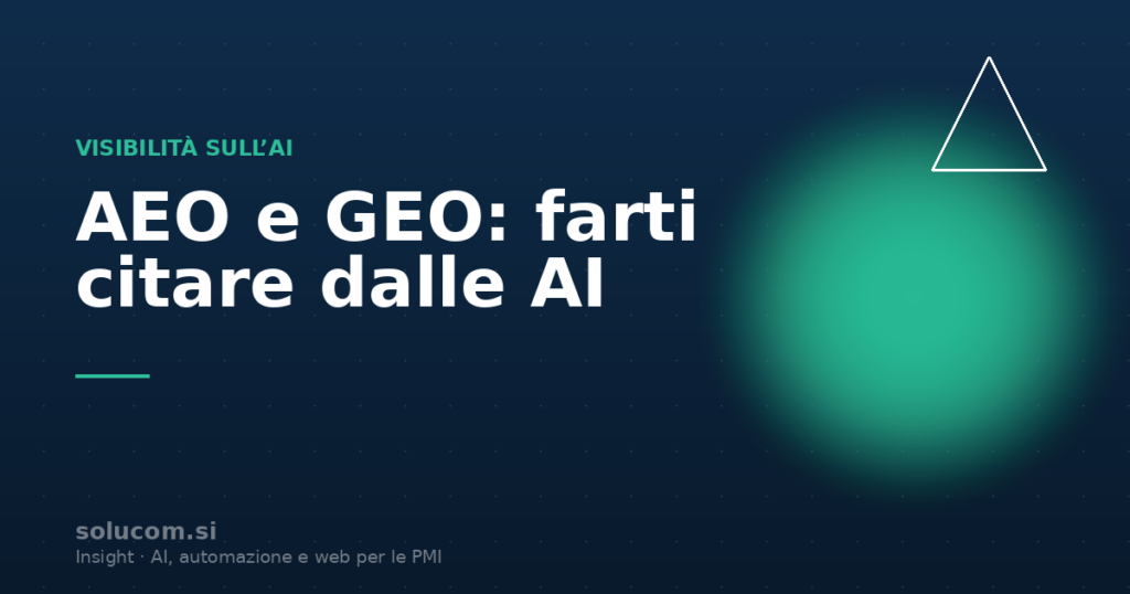 AEO e GEO: da AI citirajo te