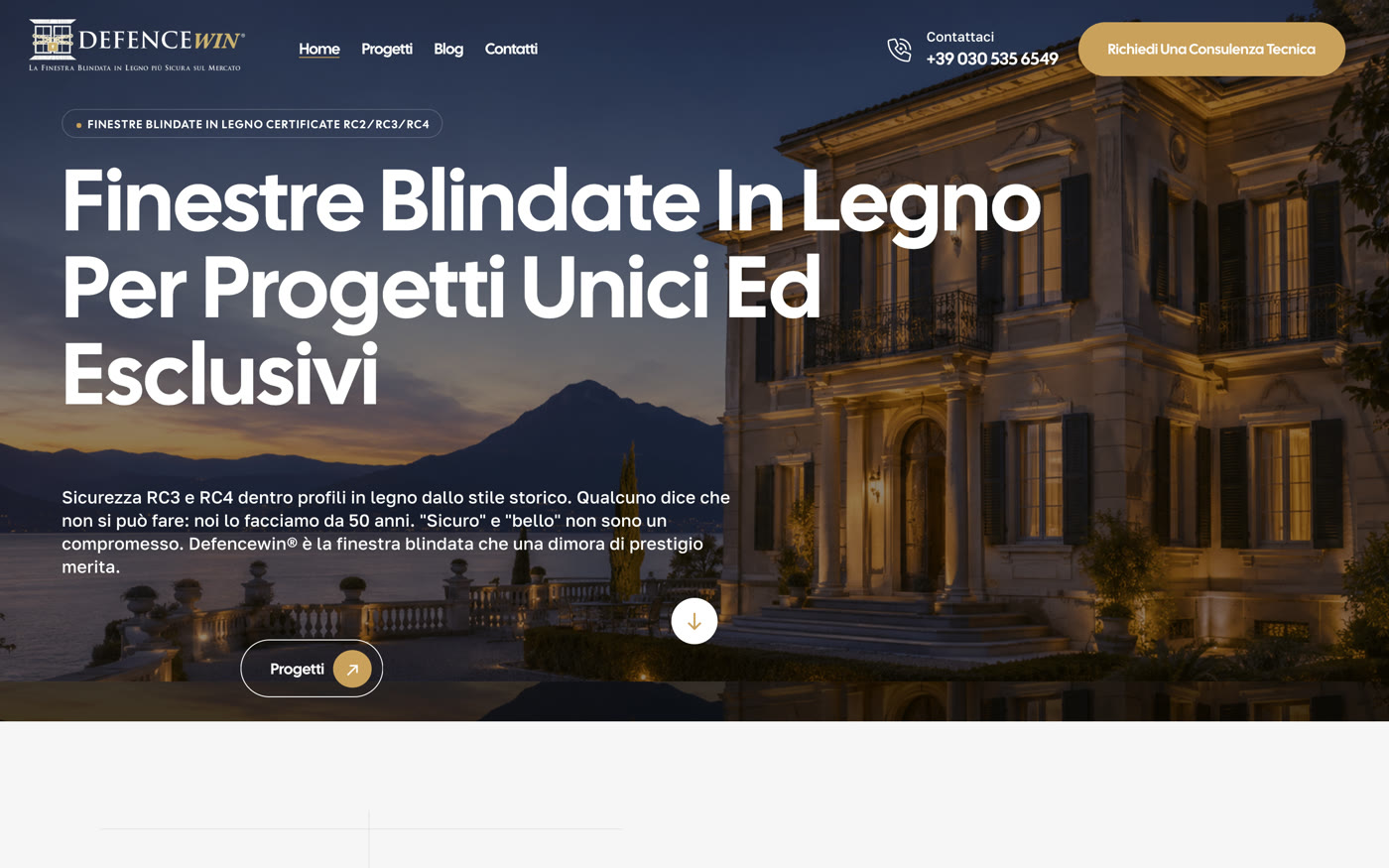Home page di finestreblindate.com