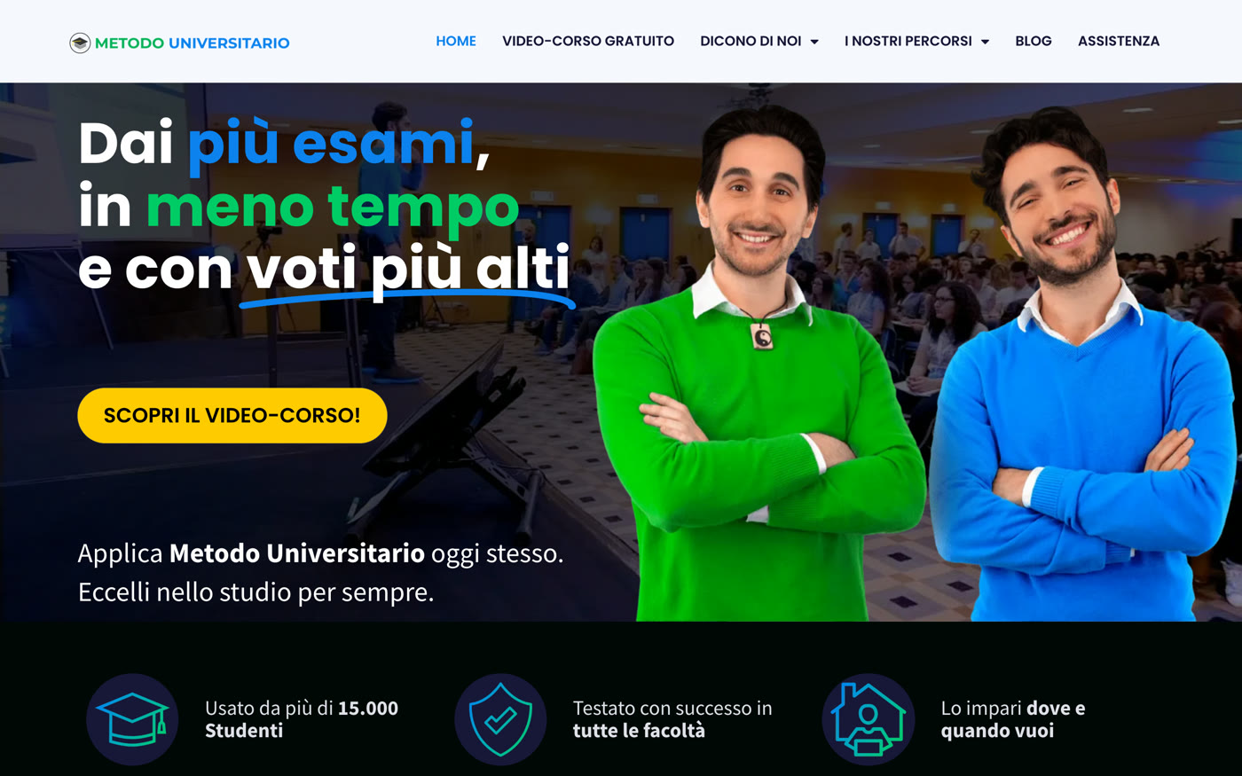 Home page di metodouniversitario.it