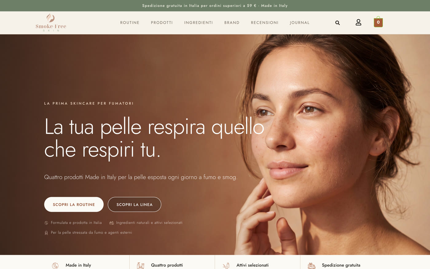 Home page di smokefreeskin.it